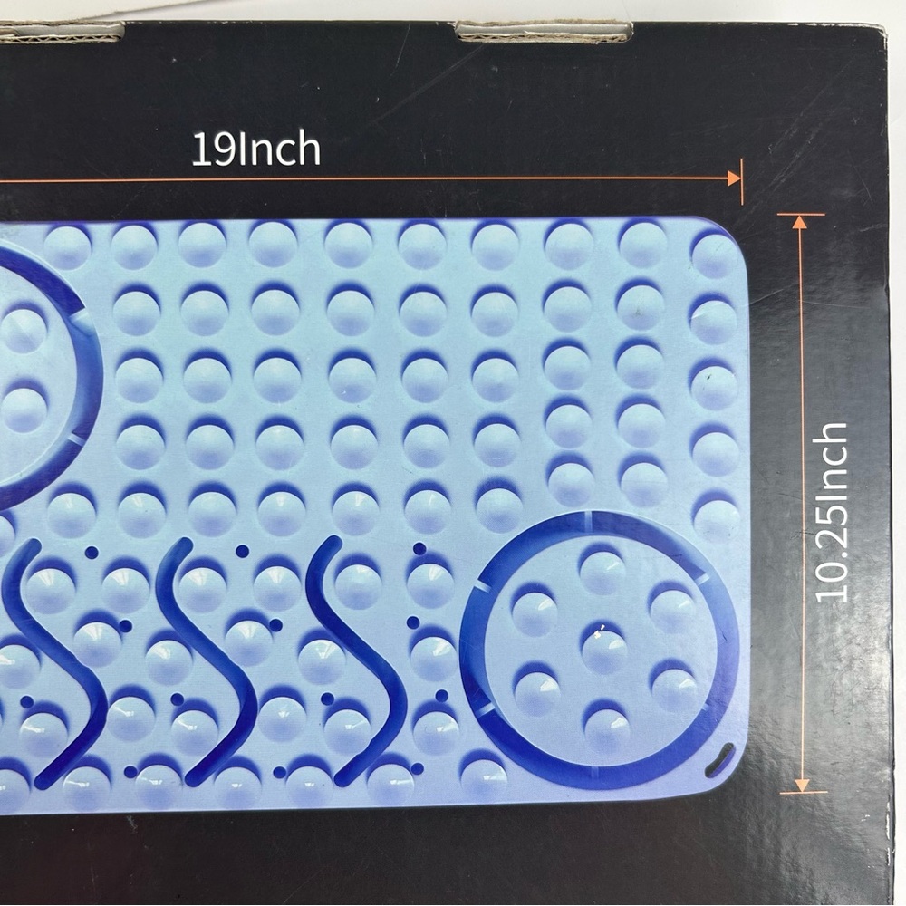3-in-1 Dog Slow Feeder Lick Mat Silicone w/ Bowl Suction New Blue or Pink - Picture 6 of 13